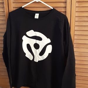 Long sleeve black 45 adapter shirt